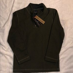 Reversible waffle knit sweater